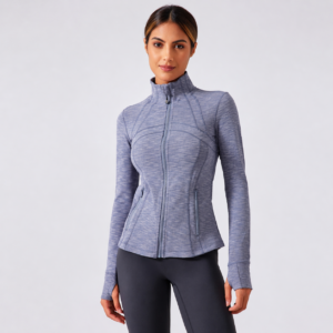 Lululemon Define Jacket Bleu Gris Chiné